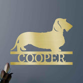 Dachshund Personalized Gifts - Custom Metal Sign - GiFTiFY