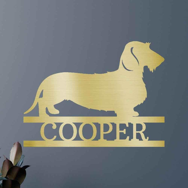 Dachshund Personalized Gifts - Custom Metal Sign - GiFTiFY