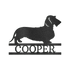 Dachshund Personalized Gifts - Custom Metal Sign - GiFTiFY