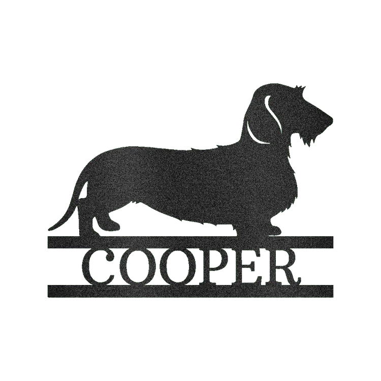 Dachshund Personalized Gifts - Custom Metal Sign - GiFTiFY