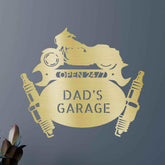 Dad Garage Sign - Custom Metal Sign, Gift For Father, Christmas Gift - GiFTiFY