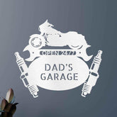 Dad Garage Sign - Custom Metal Sign, Gift For Father, Christmas Gift - GiFTiFY