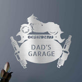 Dad Garage Sign - Custom Metal Sign, Gift For Father, Christmas Gift - GiFTiFY