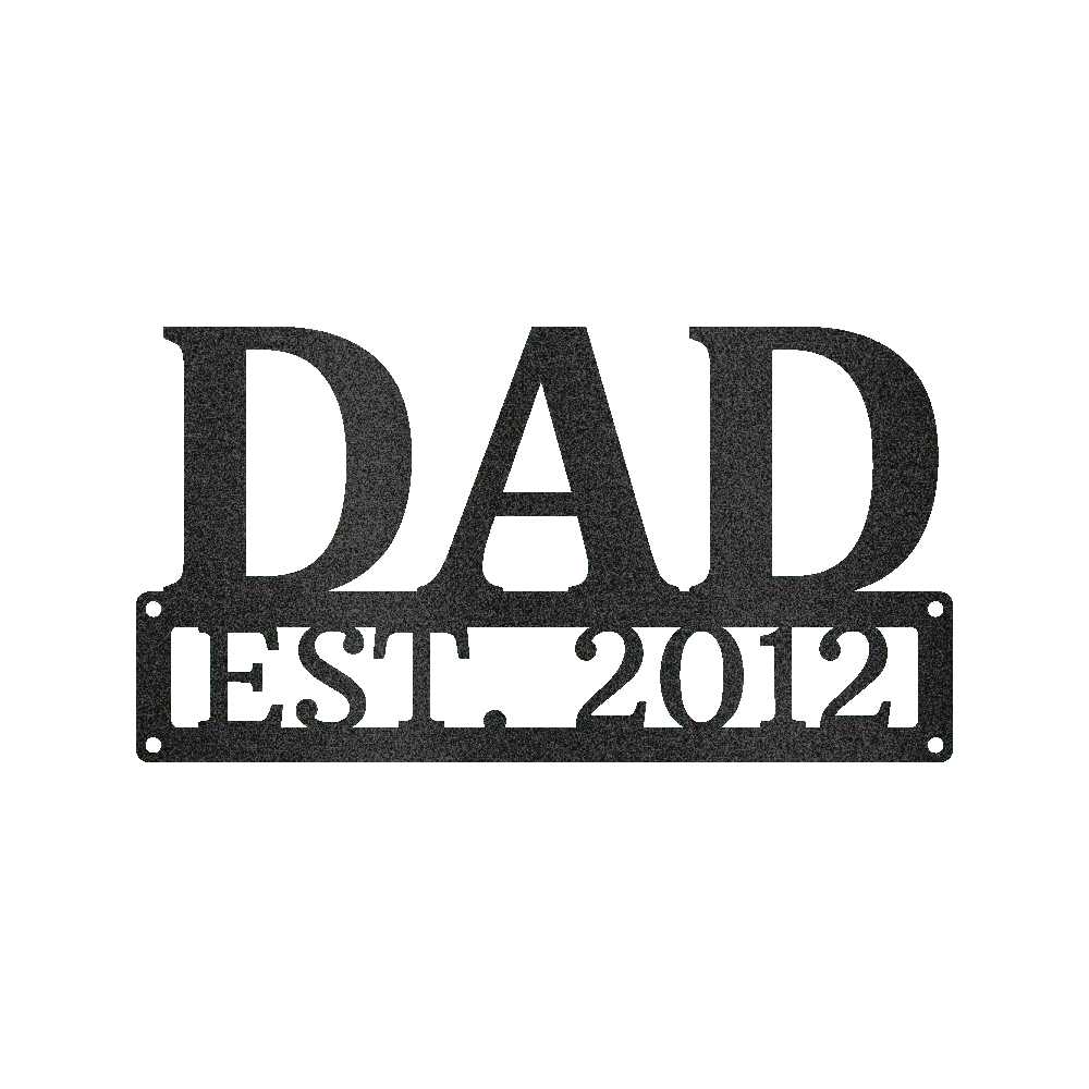 Dad Personalized Gifts - Custom Metal Sign - GiFTiFY