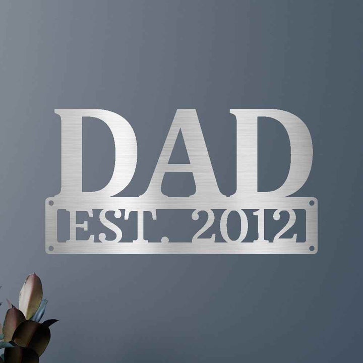 Dad Personalized Gifts - Custom Metal Sign - GiFTiFY