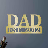 Dad Personalized Gifts - Custom Metal Sign - GiFTiFY
