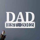 Dad Personalized Gifts - Custom Metal Sign - GiFTiFY
