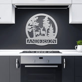 Deer Text Personalized Gifts - Custom Metal Sign, Anniversary/Wedding/Housewarming Gift - GiFTiFY