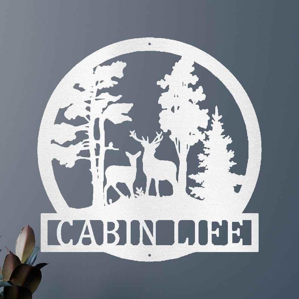 Deer Text Personalized Gifts - Custom Metal Sign, Anniversary/Wedding/Housewarming Gift - GiFTiFY