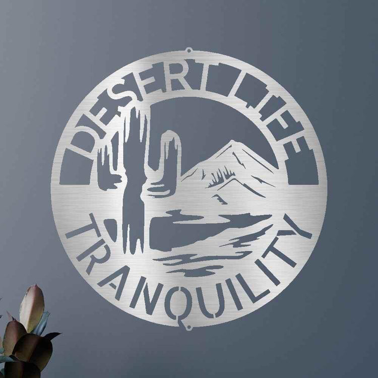 Desert Life Personalized Gifts - Custom Metal Sign - GiFTiFY