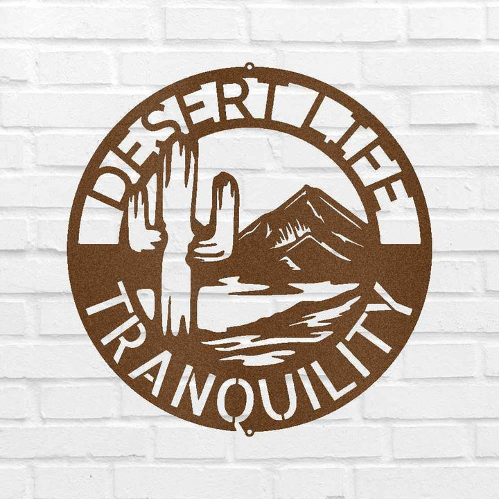 Desert Life Personalized Gifts - Custom Metal Sign - GiFTiFY