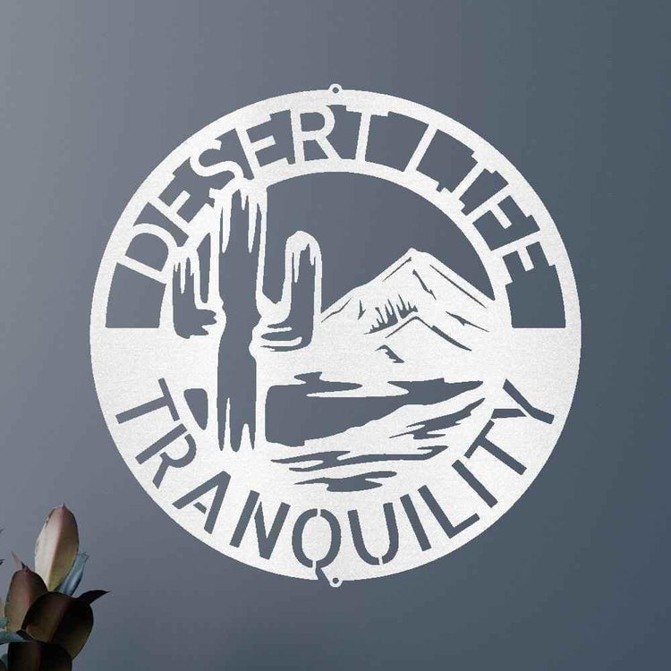Desert Life Personalized Gifts - Custom Metal Sign - GiFTiFY
