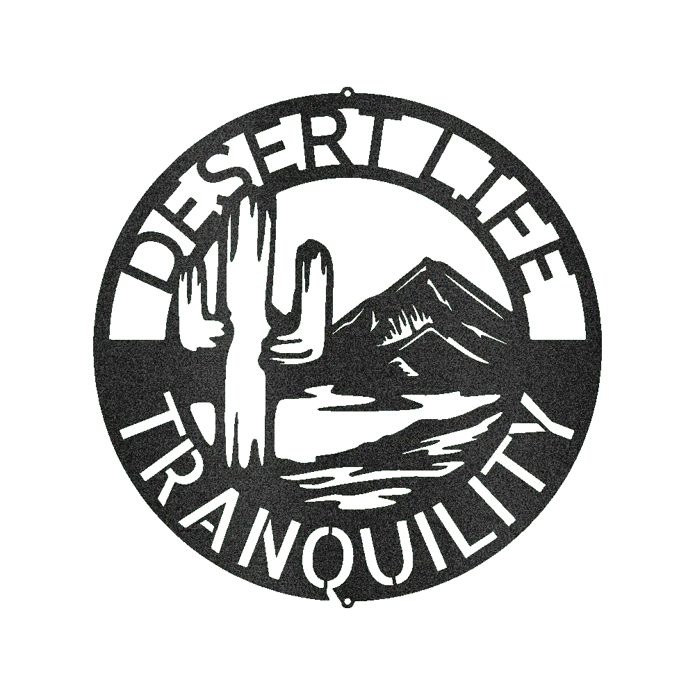 Desert Life Personalized Gifts - Custom Metal Sign - GiFTiFY