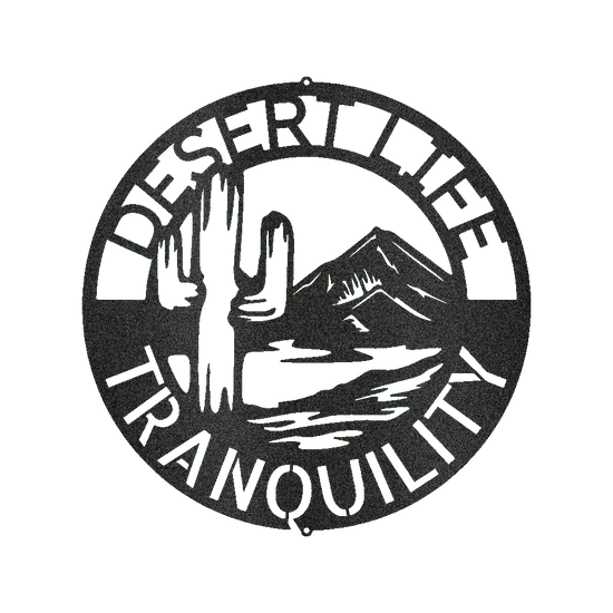 Desert Life Personalized Gifts - Custom Metal Sign - GiFTiFY