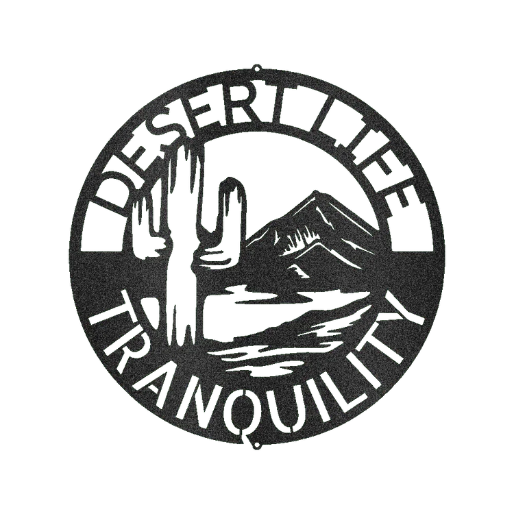 Desert Life Personalized Gifts - Custom Metal Sign - GiFTiFY