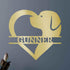Dog Love Personalized Gifts - Custom Metal Sign - GiFTiFY