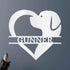 Dog Love Personalized Gifts - Custom Metal Sign - GiFTiFY