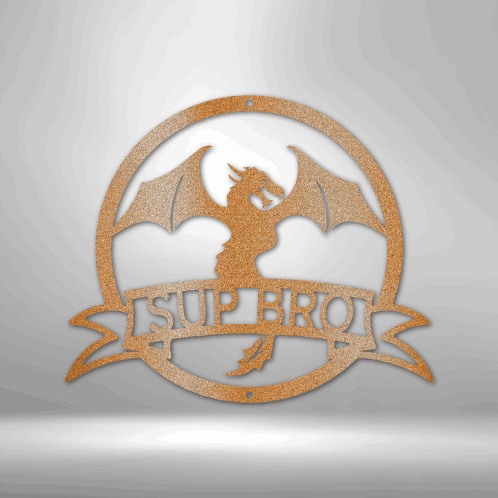 Dragon Banner Personalized Gifts - Custom Metal Sign - GiFTiFY