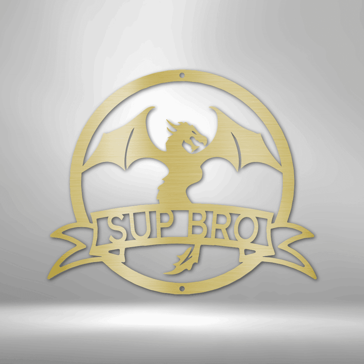Dragon Banner Personalized Gifts - Custom Metal Sign - GiFTiFY