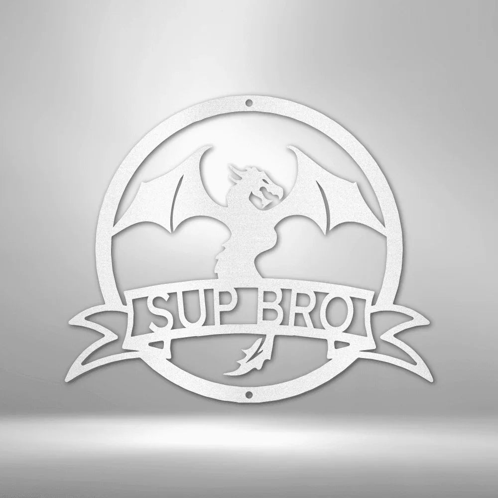 Dragon Banner Personalized Gifts - Custom Metal Sign - GiFTiFY