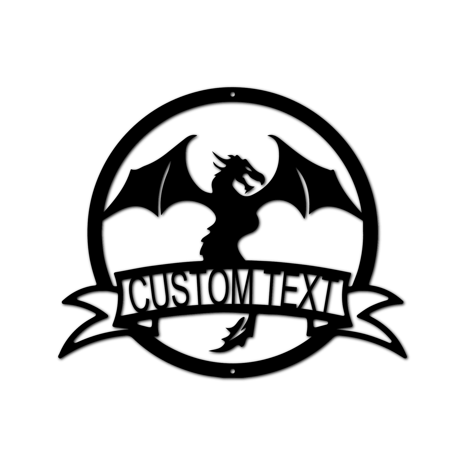 Dragon Banner Personalized Gifts - Custom Metal Sign - GiFTiFY