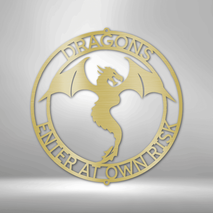 Dragon Ring Personalized Gifts - Custom Metal Sign - GiFTiFY