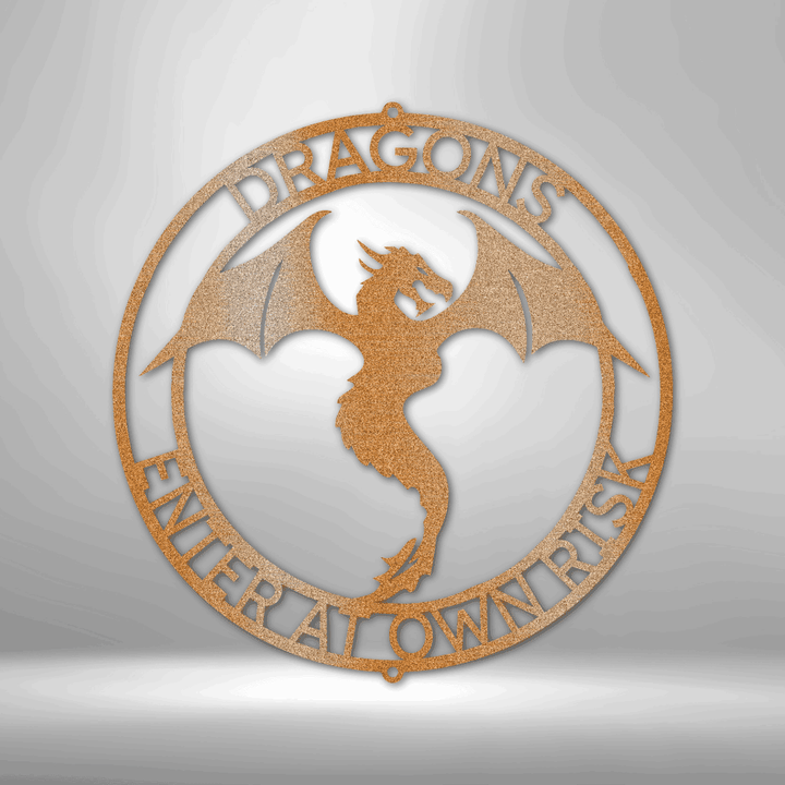 Dragon Ring Personalized Gifts - Custom Metal Sign - GiFTiFY
