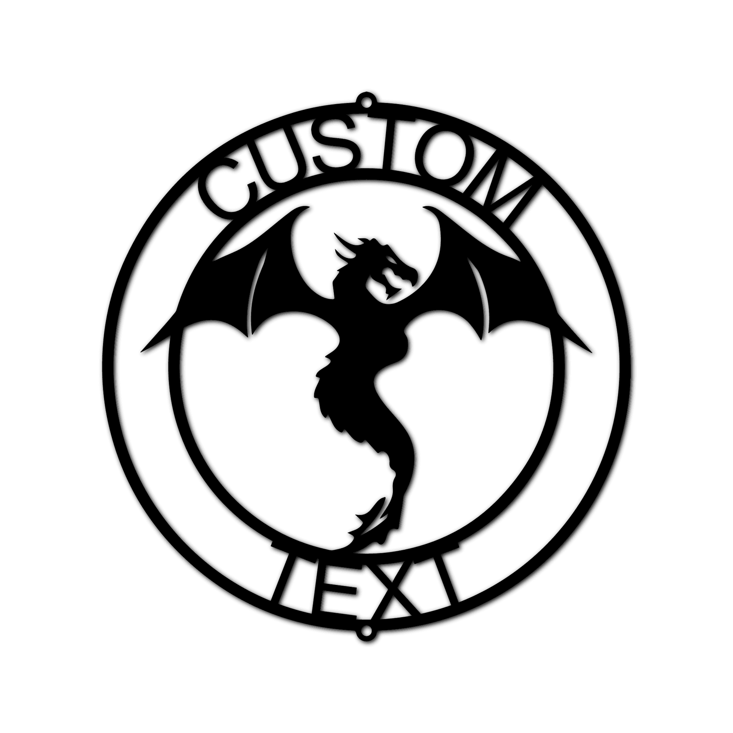 Dragon Ring Personalized Gifts - Custom Metal Sign - GiFTiFY