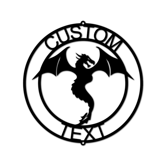 Dragon Ring Personalized Gifts - Custom Metal Sign - GiFTiFY