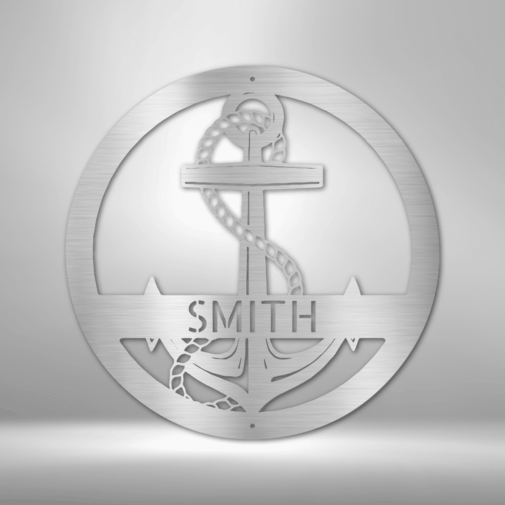 Elaborate Anchor Personalized Gifts - Custom Metal Sign - GiFTiFY