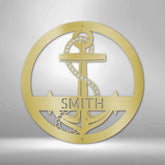 Elaborate Anchor Personalized Gifts - Custom Metal Sign - GiFTiFY