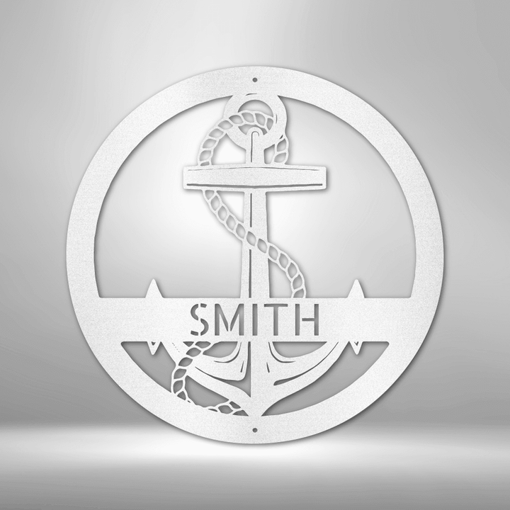 Elaborate Anchor Personalized Gifts - Custom Metal Sign - GiFTiFY