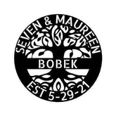 Elaborate Tree Of Life Sign - Custom Metal Sign - GiFTiFY