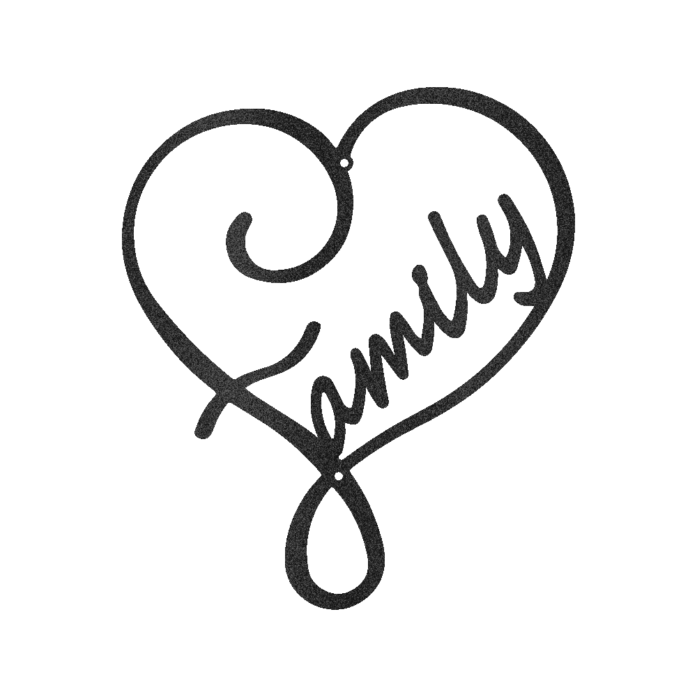 Family Love Personalized Gifts - Custom Metal Sign - GiFTiFY
