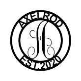 Family Name Personalized Gifts - Custom Metal Sign, Split Letter - GiFTiFY