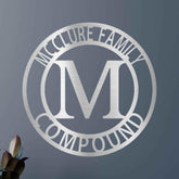 Family Name Sign - Custom Metal Sign, Split Letter, Wedding Gift - GiFTiFY