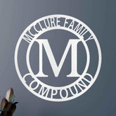 Family Name Sign - Custom Metal Sign, Split Letter, Wedding Gift - GiFTiFY