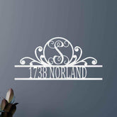 Family Name Personalized Gifts - Custom Metal Sign, Split Letter, Home Address Sign - GiFTiFY