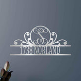 Family Name Personalized Gifts - Custom Metal Sign, Split Letter, Home Address Sign - GiFTiFY