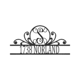 Family Name Personalized Gifts - Custom Metal Sign, Split Letter, Home Address Sign - GiFTiFY