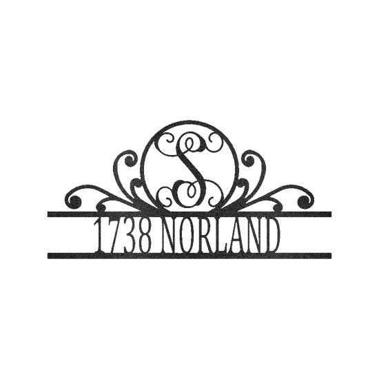 Family Name Personalized Gifts - Custom Metal Sign, Split Letter, Home Address Sign - GiFTiFY