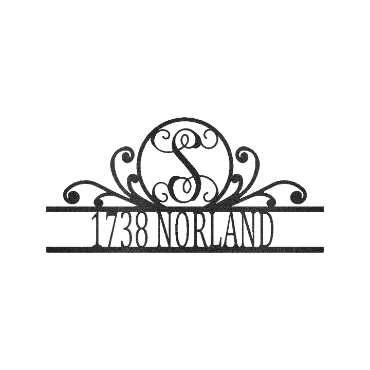 Family Name Personalized Gifts - Custom Metal Sign, Split Letter, Home Address Sign - GiFTiFY