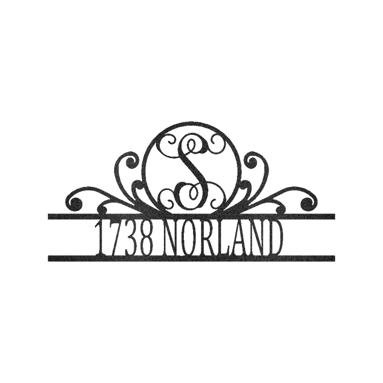 Family Name Personalized Gifts - Custom Metal Sign, Split Letter, Home Address Sign - GiFTiFY