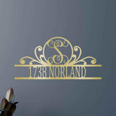 Family Name Personalized Gifts - Custom Metal Sign, Split Letter, Home Address Sign - GiFTiFY