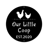 Farmer Chicken Coop Personalized Gifts - Custom Metal Sign - GiFTiFY