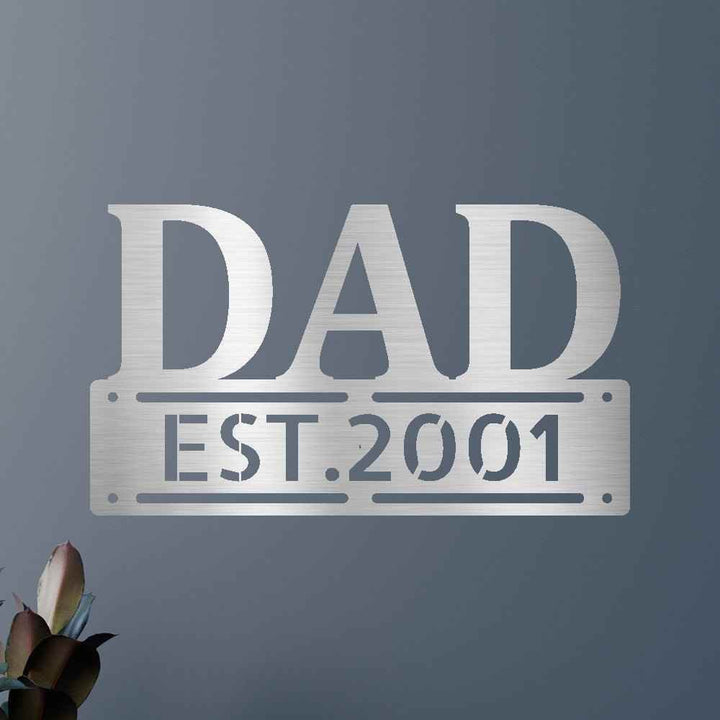 Father's Day Personalized Gifts - Custom Metal Sign - GiFTiFY