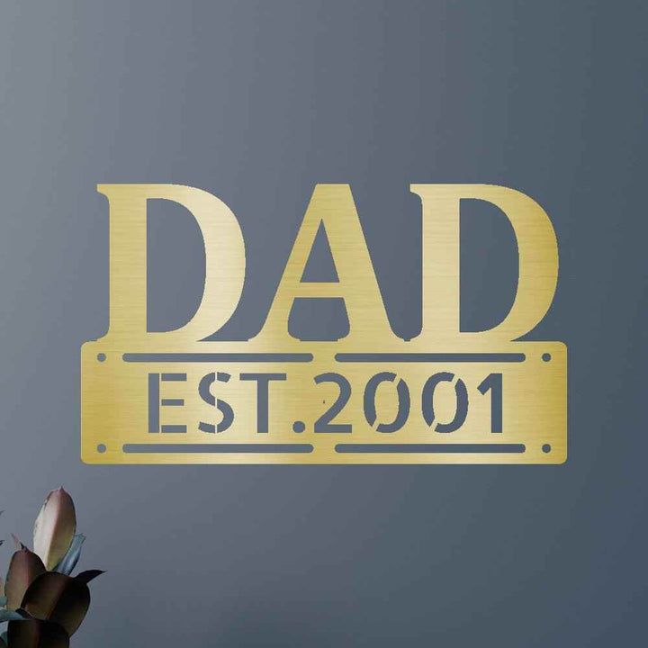 Father's Day Personalized Gifts - Custom Metal Sign - GiFTiFY