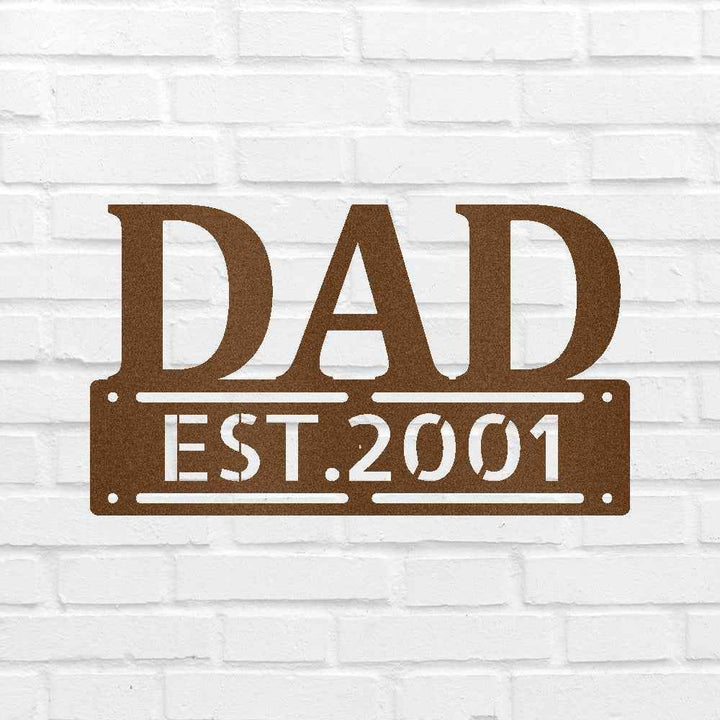 Father's Day Personalized Gifts - Custom Metal Sign - GiFTiFY