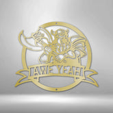 Fighting Viking Personalized Gifts - Custom Metal Sign - GiFTiFY