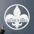 Fleur De Lis Personalized Gifts - Custom Metal Sign - GiFTiFY